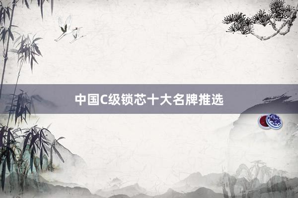 中国C级锁芯十大名牌推选